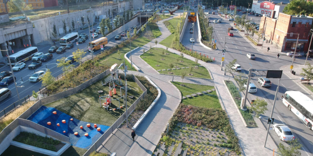 Bonaventure : la porte d'entrée verte de Montréal. [Rousseau Lefebvre]