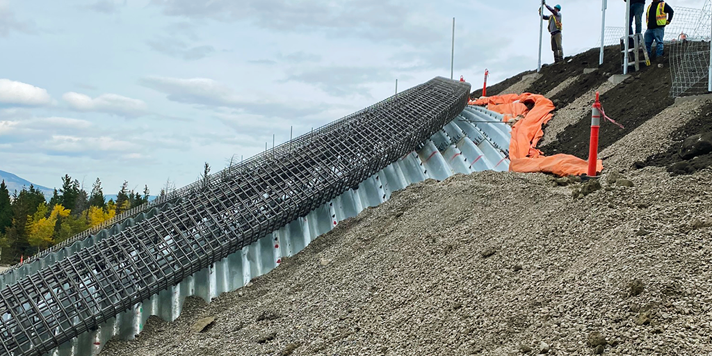 Twin corrugated steel plate arches&nbsp;(Image: DIALOG)