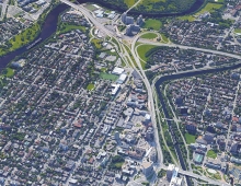 Existing Aerial Looking South
