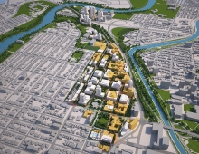uOttawa Vision - Aerial View Looking South