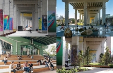 The project is characterized by surprisingly diverse atmospheres along the length: urban, social, wet, green.  Image Credit The Bentway Conservancy