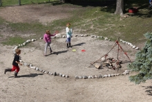 If you believe in childish creativity it doesn’t take much to provide a stage for illusions and sustainable learning.