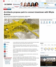 Sample press coverage: CBC News online (also appeared on CBC radio and TV 6pm news)