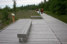 South Fen Node viewing deck during Official Opening June 22, 2016.