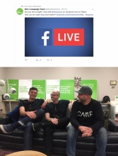 Mayor Don Iveson invited High Level Line as guests on a Facebook Live session as part of his re-election campaign
