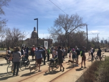 High Level Line hosted a well-attended Jane's Walk along the whole line in May 2018.