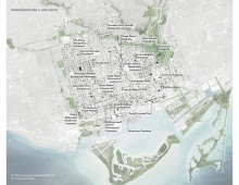 Map showing proposed initiatives for Transformative Idea 5: Local Places