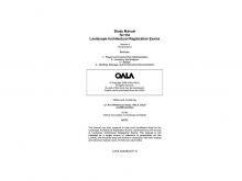 OALA Study Manuals for the LARE