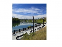 Shumka Stage (Millennium Plaza), Louise McKinney Riverfront Park