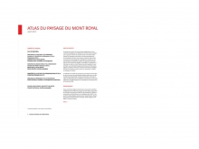 Mount Royal Landscape Atlas