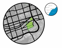 West Don Lands Context Plan - Situating site in both Toronto context and Souther