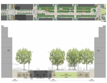 Front Street Plan and Section - Reconsidering sub-surface spatial priority with 