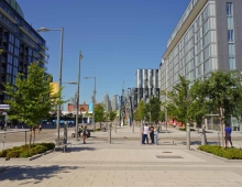 Front Street - The street acts as a network of linear parks and plazas, transfor