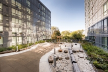 Second floor courtyard garden