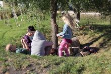 Materials and spaces are activated and deactivated by the children.