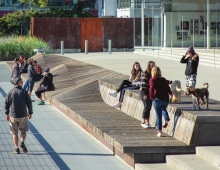 View of Megabench looking west