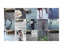 Water surface collage