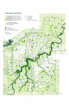 The Celebration network assessment highlights the contribution and accessibility of community and event spaces.