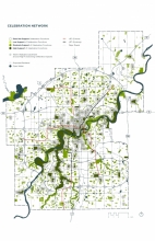 The Wellness network assessment identifies areas which promote active lifestyles, and the connected pathway network.
