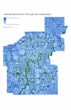 Key gaps in the connected pathway network are highlighted, with actions to improve connectivity between open spaces.